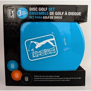 PGA Tour Disc Golf Set 3 Discs Driver Mid-Range Putter AVASC026DS NEW